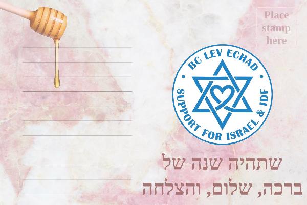 Pack of 100 Rosh Hashana Cards for Chayalim